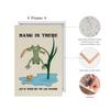 Funny Motivational Frog Poster Hang in There Wall Art Print Trendy Positive Quote for Living Room Bedroom Office Dorm Kids Room Cute Animal Humor Decor for Tough Days 12x18inch Framed view 2