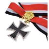 HRYUBTC 39 Edition German Iron Cross Emblem Oak Leaf Gold Silver Diamond Knight Medal Reproduction Commemorative Medal Badge(B) view 1