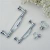 Suojim Pulls Handles 4PCS Gold Chrome Cabinet Handles Drawer Single Hole Knobs Luxury Wardrobe Dresser Pulls for Drawer Closet Cupboard Kitchen(Yellow) view 2