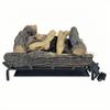 Americangaslogs 1824 Inch Vented Gas Log Set, Adjustable Flame Gas Fireplace Burner Set with Manual Control(Manual Valve, 24 inch Natural Oak) view 1