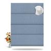 BERISSA No Tool No Drill Roman Shades,Free-Stop,Blackout.SY Blue.71W x 72H view 1