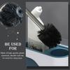 Healifty 3pcs Toilet Bowl Brush Heads Black Plastic Cleaning Brush Replacement for Household Cleaning Supplies view 3
