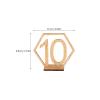 Table Numbers 20 Pcs Wedding Seating Plan Cardboard Numbers To Fill Plates Table Holders Decor view 2