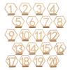 Table Numbers 20 Pcs Wedding Seating Plan Cardboard Numbers To Fill Plates Table Holders Decor view 3