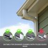 EQUIJUANCE Christmas Light Clips Hangers - Mighty Gutter Clips for Christmas Decoration String Lights Weatherproof - Easy & Quick Installation (60, White) view 4