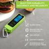 Taylor Tru Temp Digital Meat Thermometer with Folding Probe, Caribiner Clip view 2