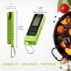 Taylor Tru Temp Digital Meat Thermometer with Folding Probe, Caribiner Clip view 3