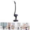 OUNONA Flamingo Shape Paper Towel Stand Non Slip Kitchen Roll Holder for Countertop Sturdy and Portable Tissue Dispenser for Bathroom view 2