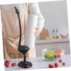 OUNONA Flamingo Shape Paper Towel Stand Non Slip Kitchen Roll Holder for Countertop Sturdy and Portable Tissue Dispenser for Bathroom view 4