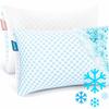 Nestl 7 Piece Twin Comforter Set  Stone Blue Reversible Bed in a Bag  Complete Twin Size Bedding Set with Sheets, Set of 2 Cooling Pillows, Pillowcase and Sham view 3