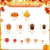 Fall Vase Filler,158 Pcs Acrylic Pumpkin Maple Acorn Fillers for Halloween Party Centerpieces Table Scatters Thanksgiving Harvest Autumn Decorations view 2