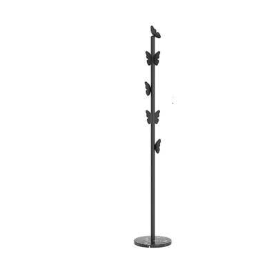 Coat Rack Coat Rack Household Floor-standing Metal Coat Stand With Marble Base, Used for Living Room Bedroom Corridor Corner Hanger Hanging Bag Rack Free Standing Coat Stand (Color : B) (Brass )