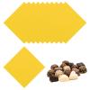 uxcell 100 Pcs Foil Candy Wrappers, 4.7" x 4.7" Chocolate Wrappers Square Candy Wrapping Papers for Food Packaging Wedding Tea Party Decoration, Gold view 1