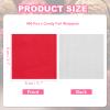 uxcell 400 Pcs Foil Candy Wrappers, 3.1" x 3.1" Chocolate Wrappers Square Candy Wrapping Papers for Food Packaging Wedding Tea Party Decoration, Red (Orange Peel) view 2
