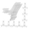 Cabilock 50pcs Elegant Picture Easel Stands Plastic Mini Easels Display Stand Plate Holders for Artwork Versatile for Home Gallery view 1