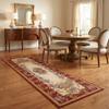Rugs.com - Outdoor Traditional Rug 6 Ft Runner Burgundy Red and Ivory Indoor/Outdoor Rug Weather Resistant Washable Flatweave for Patios, Decks, and Porches view 4