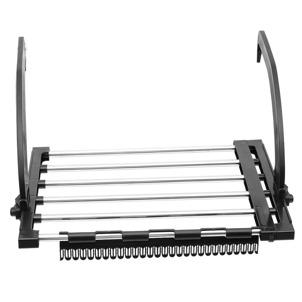 ABOOFAN Retractable Stainless Steel Clothes Drying Rack Multi Purpose Hanger for Balcony Window Rustproof Design for Year Round Use for Drying Clothes Shoes and Accessories