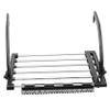 ABOOFAN Retractable Stainless Steel Clothes Drying Rack Multi Purpose Hanger for Balcony Window Rustproof Design for Year Round Use for Drying Clothes Shoes and Accessories view 1