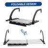 ABOOFAN Retractable Stainless Steel Clothes Drying Rack Multi Purpose Hanger for Balcony Window Rustproof Design for Year Round Use for Drying Clothes Shoes and Accessories view 3