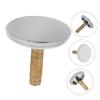 LIGHTAOTAO Bathtub Drain Stopper Cover Rotatable Tub Plug with Silicone Seal for Fast Water Draining Block Design Easy Installation Cleaning Copper Plastic Material view 4
