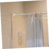 ABOOFAN 1Pc Stainless Steel Telescopic Curtain Rod Punch Detachable Design for Easy Installation Closet Rod for Home and Bathroom Use view 4