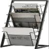 ERoomQ Iron Magazine Racks Pamphlet Displays Portable Magazine Flyers Literature Booth Catalogs Reference Exhibit Displays view 1