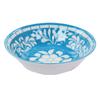 12 Piece Melamine Dinnerware Set for 4 Lightweight Unbreakable Plates and Bowls in Teal and Blue Outdoor Indoor Dinnerware for Camping, Patio & Everyday Use (Teal) view 3