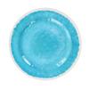 12 Piece Melamine Dinnerware Set for 4 Lightweight Unbreakable Plates and Bowls in Teal and Blue Outdoor Indoor Dinnerware for Camping, Patio & Everyday Use (Teal) view 4