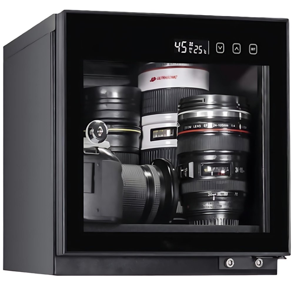 Dry Cabinet for Camera and Lenses, 15L/20L/30L/40L/50L Lens Dehumidifier Cabinet, Constant Temperature, LED Electronic Dry Moisture-proof Box for Photography Equipment (15L)