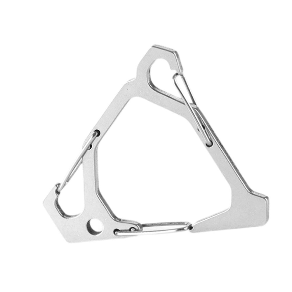 kowaku Triangle Hook for Tent Lighting, Stainless Steel Camping Accessory for Outdoor Use, Argent