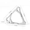 kowaku Triangle Hook for Tent Lighting, Stainless Steel Camping Accessory for Outdoor Use, Argent view 2