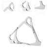 kowaku Triangle Hook for Tent Lighting, Stainless Steel Camping Accessory for Outdoor Use, Argent view 3