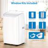 Portable Air Conditioners 14000 BTU, Remote Control AC with 24H Timer, Low Noise Energy Saving Cooling Unit for Bedroom, Office, Small Spaces 750 Sq. Ft, White view 2