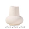 Decorative Flower Vase White Ceramic Vase Arrangement Flower Arrangement Irregular Dry Flower/Hydroponic Decoration Modern Home Decor view 2