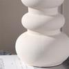 Decorative Flower Vase White Ceramic Vase Arrangement Flower Arrangement Irregular Dry Flower/Hydroponic Decoration Modern Home Decor view 4