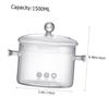 ABOOFAN Glass Stew Pot Handles 2.5L Cooking Pot for Instant Noodles Soups and Steaming Sturdy Kitchenware for Home Cooking view 2