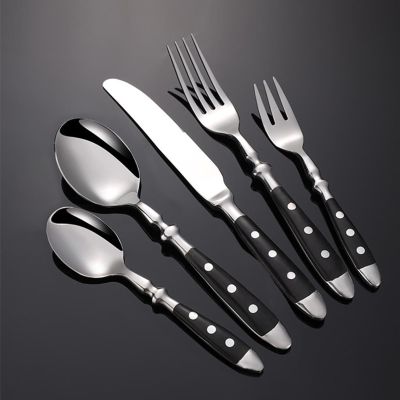 90 Piece stainless steel wooden handle flatware set serving 18, 18/8 stainless wooden silverware set, High - Gloss Finish, Dishwasher Safe cutlery reusable,gift for mom grandmother wife for family