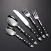 90 Piece stainless steel wooden handle flatware set serving 18, 18/8 stainless wooden silverware set, High - Gloss Finish, Dishwasher Safe cutlery reusable,gift for mom grandmother wife for family view 1