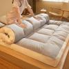 Japanese futon Mattress, Suitable for Double and Single beds, can be Folded and Rolled up to Save Space and Provide a Comfortable and Practical Sleeping Experience(Gray,120x200cm) view 1