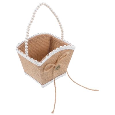 INOOMP Rustic Petal Holder for Weddings Comfortable Ergonomic Design for Easy Carrying Elegant Decor for Outdoor Events and Celebrations