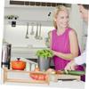 HOLIDYOYO Wooden Kitchen Spice Rack, Four-hole Desktop Stand for Home view 3