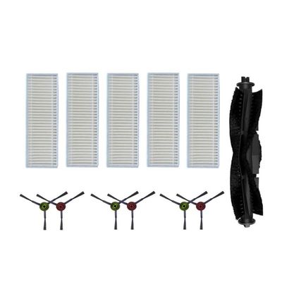Compatible for Lenovo E2 Robot Vacuum Cleaner Parts Accessories Roller Brush Side Brush Filter(SET B)