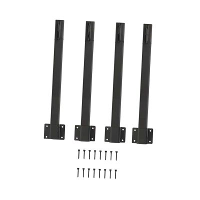 misppro 4X Metal Light Poles for Outdoor Decorative Lighting Stand with Fork Bracket for Garden Party Christmas Holiday Decor