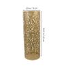 Mipcase Metal Umbrella Stand for Entryway Round Indoor Organizer with High Capacity Storage Space Efficient Design for Multiple Umbrellas Durable Golden Finish for Stylish Home view 2