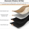 Dailify Absorbent Window Sill Protector Mat with Pattern, Household Windowsill Cover Decorative Pad, Non-Skid Bay Window Trim Cushion, Easy to Cut(B,100cmx30cm (39 3/8" x11 3/4")) view 2