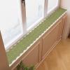 Dailify Absorbent Window Sill Protector Mat with Pattern, Household Windowsill Cover Decorative Pad, Non-Skid Bay Window Trim Cushion, Easy to Cut(J,120cmx10cm (47 1/4"x4")) view 1