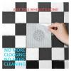 Waterproof Floor Drain Sticker, Removable Shower Drain Hair Collection net, self-Adhesive Sticker for Bathroom Kitchen(Round) view 4