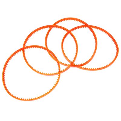 Cotton Candy Maker Replacement Belts 4pcs Orange Plastic Accessory