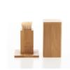 MDHCOP Toothpick jar Portable Toothpick Holder Wood Wooden Toothpick Box Container Tooth Pick Dispenser Toothpicks Case view 4