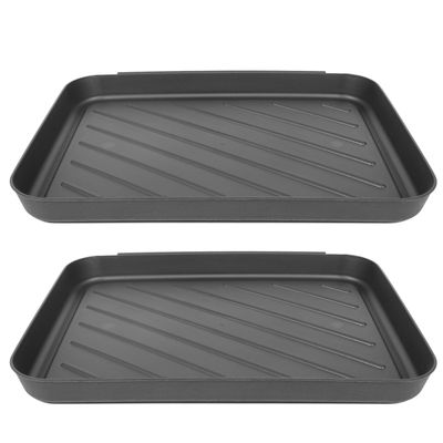 VOSAREA Plastic Boot Tray, 2 Pack Waterproof Shoe Tray Mat